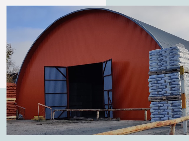 Полукруглые ангары по цене от 625 руб. в Нижний Новгород